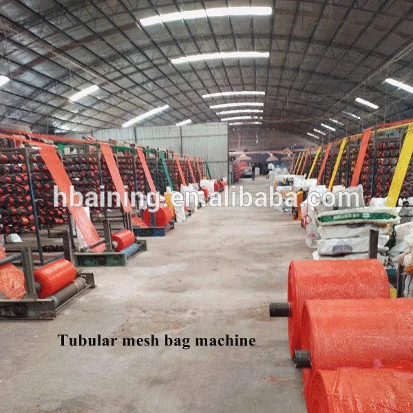 100% PE Raschel Net Mesh Bags for Onions Potatoes