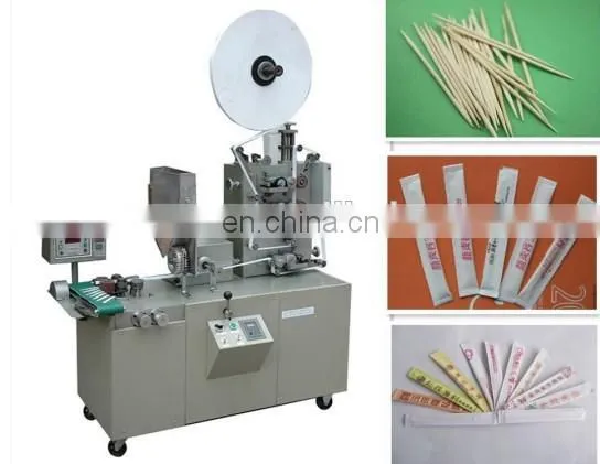 Disposable single bamboo toothpick packing machine with high speed