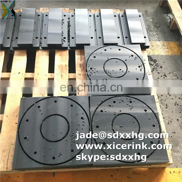 color plastic HDPE blocks for machine parts or construction