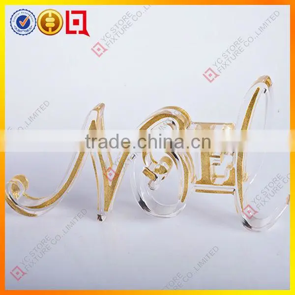 Shinny Acrylic Laser Cut Sign Letters