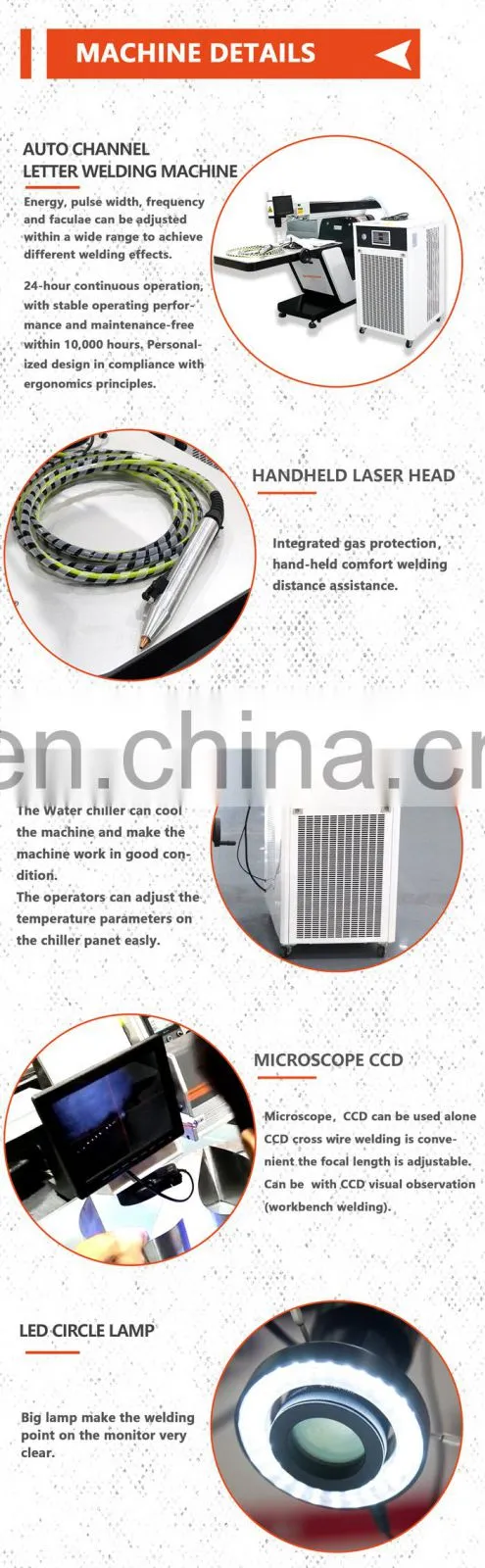 Dependable performance various style laser welding machine advertising word welding laser spot welder