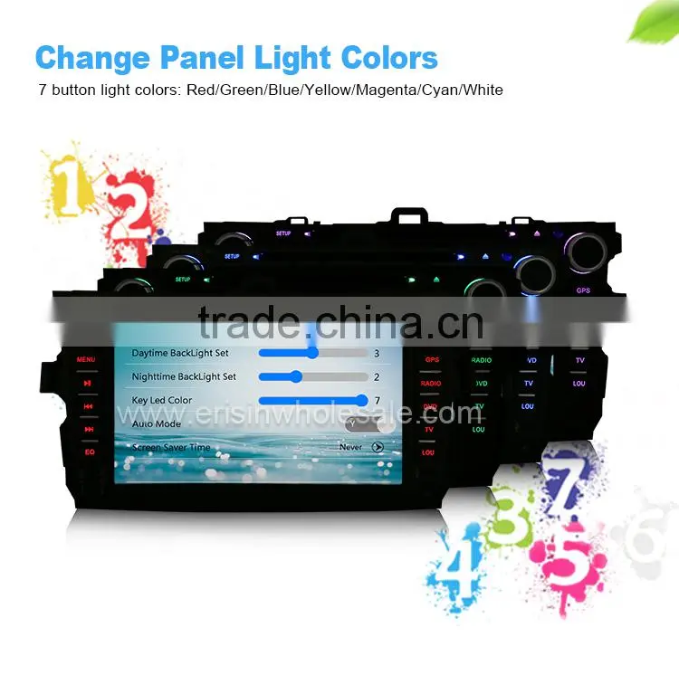 Erisin ES8288M The Newest 8 inch 2 Din Car DVD Player GPS Bluetooth for Toyota