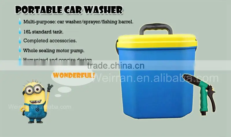 (71413) mobile beautiful outlook fully cleaning car wash machine
