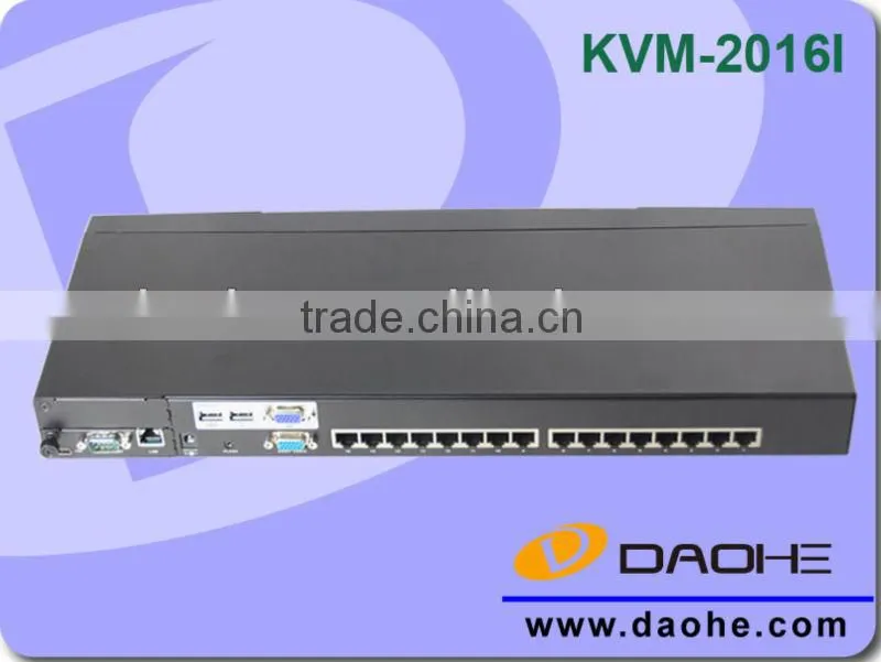 Cat5 KVM Switch with IP-based remote control 8 ports
