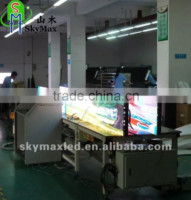 P7.62 indoor full color led banner advertising screen