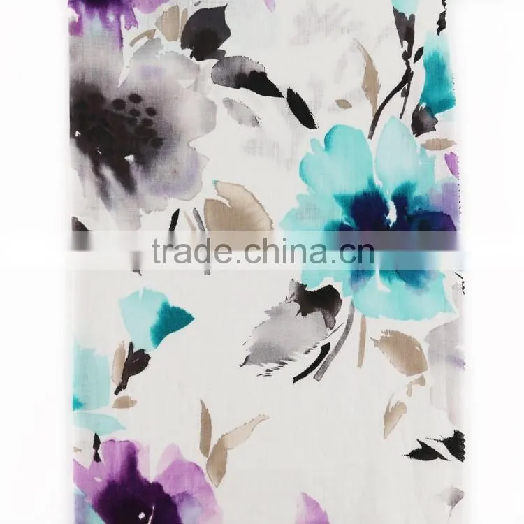 printed ink fabric,women's fashion dress fabric 2015,100% linen fabric