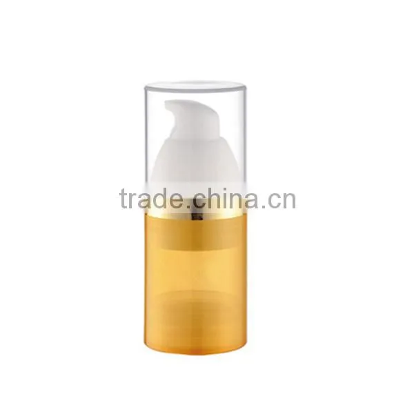 Hot selling 15ml cosmetic airless bottle for cosmetic