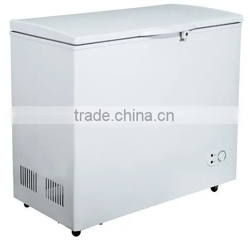 318L battery powered freezer solar powered deep freezer dc chest freezer