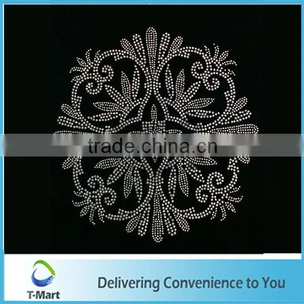 2015 new design t-shirt rhinestone designs