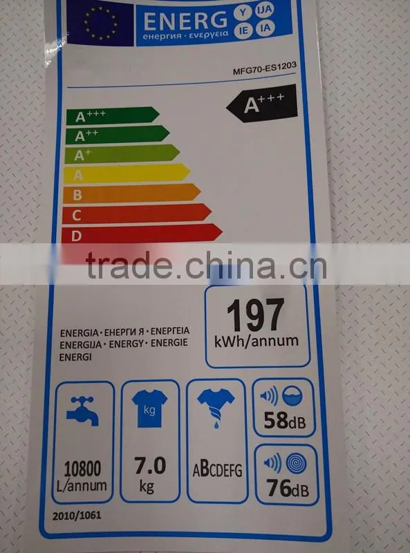 A+++ white color front loading washing machine for Malta