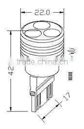 3156-3W high power auto led lights