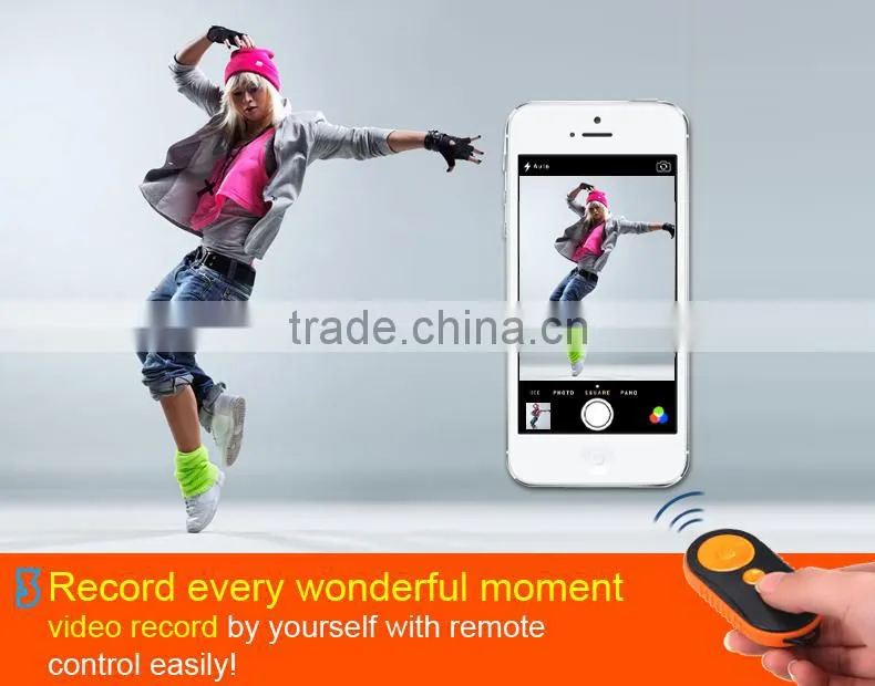 New Products Camera Bluetooth Remote Shutter for smart Phone BQB FCC