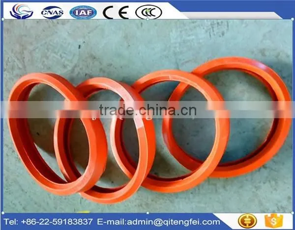 Heat resistant concrete pump rubber gasket