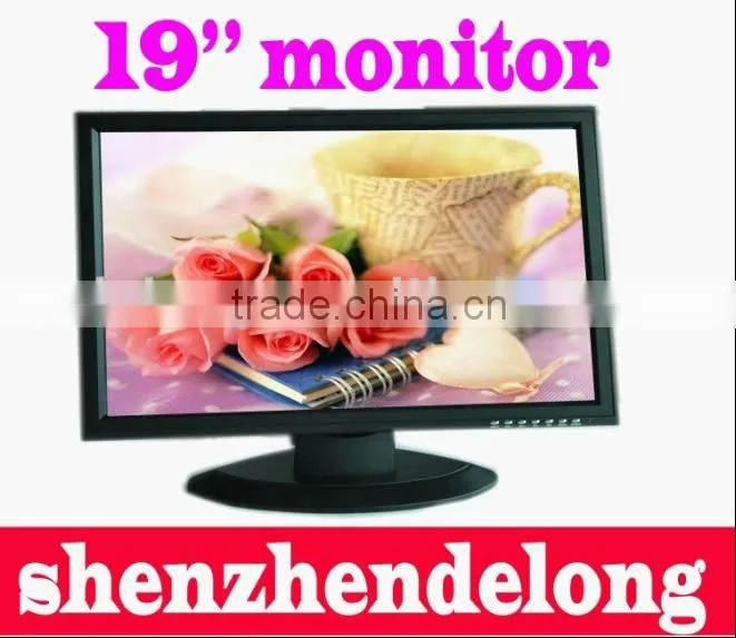 VGA TFT LCD 19 Inch Touchscreen Desktop Computer Monitor