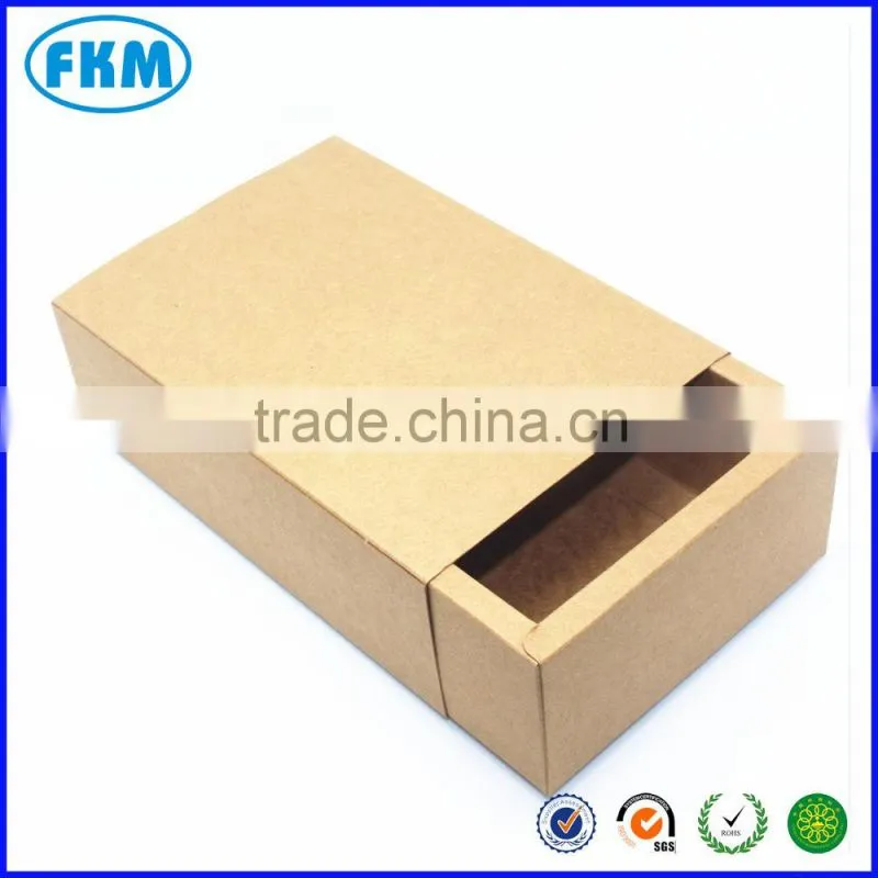 custom paper drawer style packaging box with logo