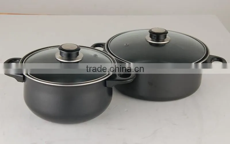 4pcs cookware sets ,non-stick carbon steel sauce pan