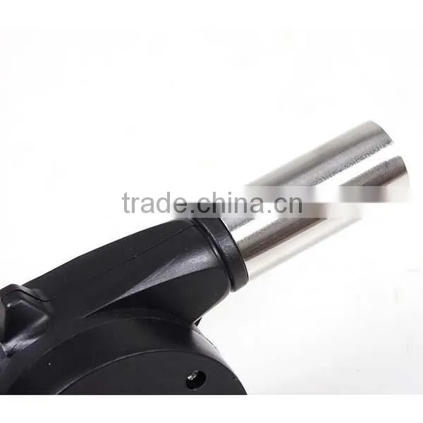 Amazon supplier Hot selling outdoor hand crank cooking plastic BBQ blower barbecue fan