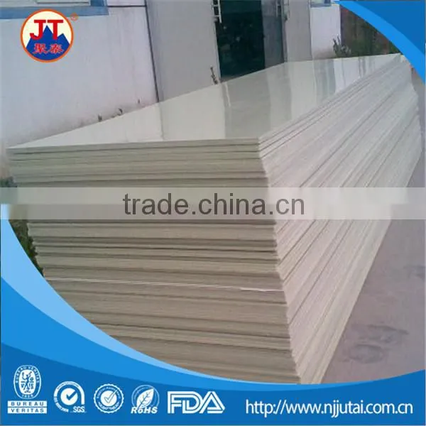 Flat rigid A grade 1-20mm thick white PVC sheet