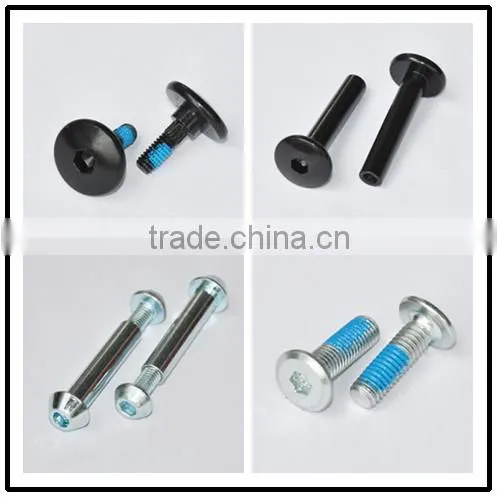 nickel plated cross recessed pan head sleeve nut