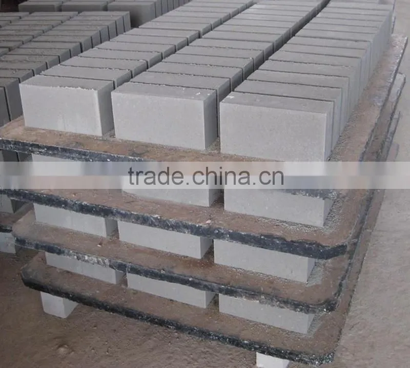 QT4-25 Different raw material facing brick production line based on high pressure brick making hydraulic machine