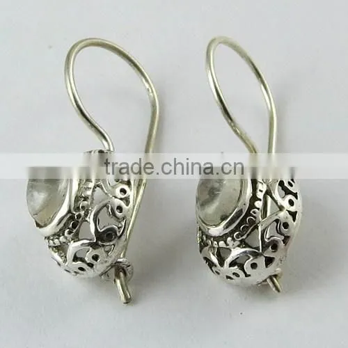 Vintage Oxidized 925 Sterling Silver Earring, 925 Stamped Silver Jewelry, Buy Silver Jewelry