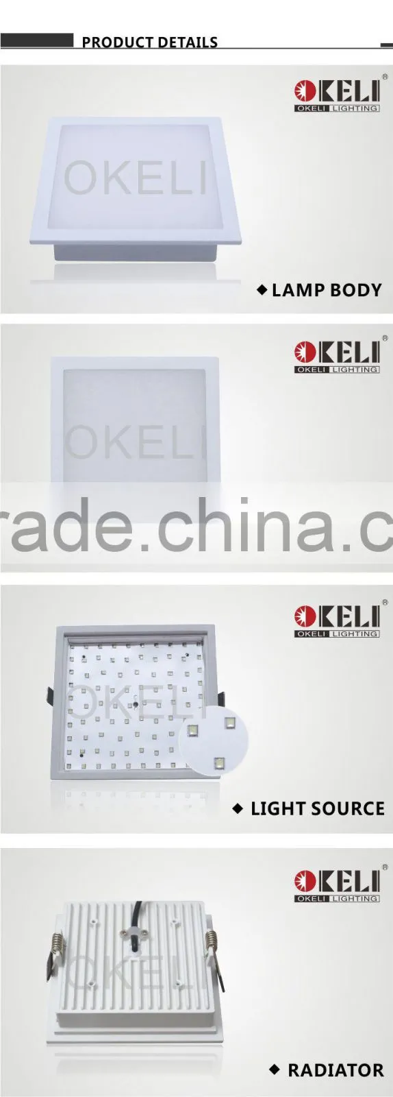 Top quality 18w round led panel light,panel light led wholesale with factory price