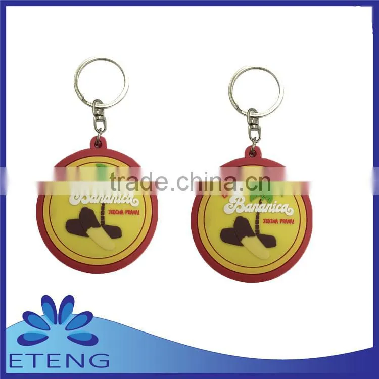 High-quality custom shaped soft pvc keychain for promotion item
