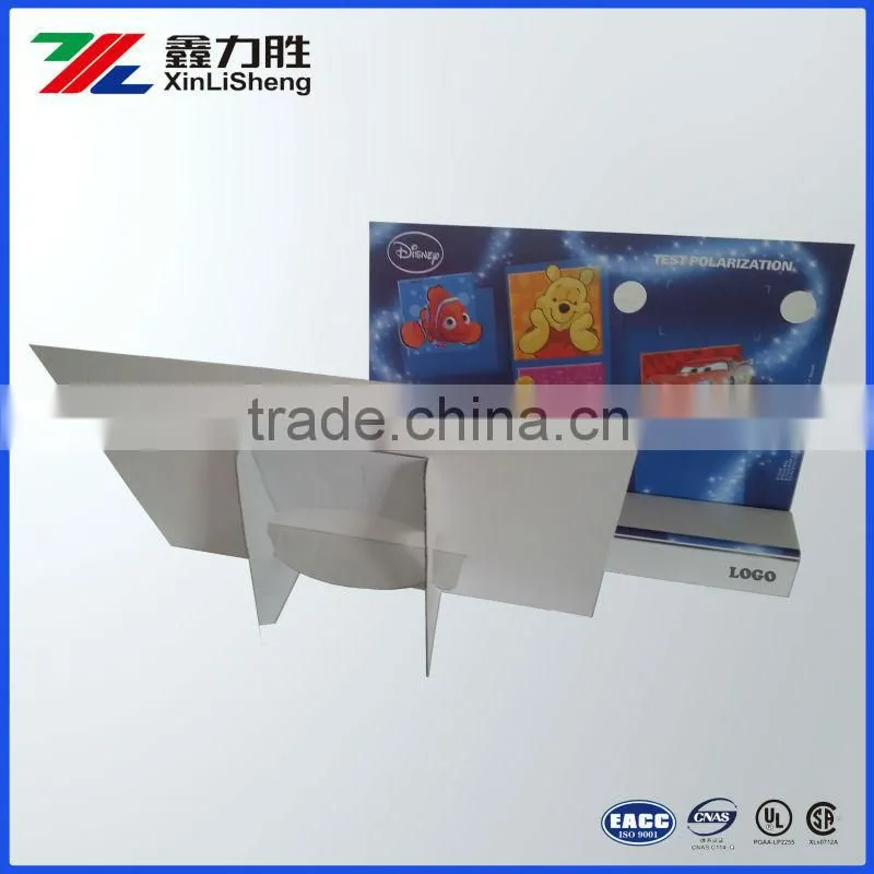 Cardboard optical shop frame display sunglasses furniture display