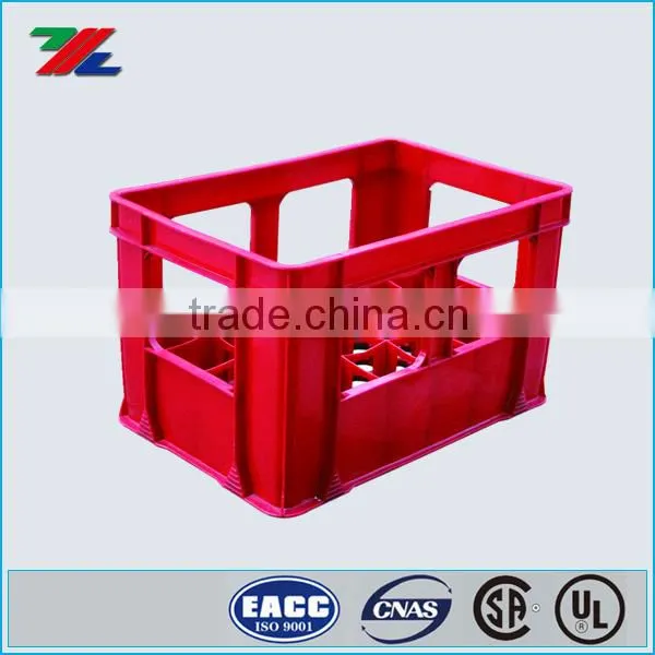 PP Plastic Beer Storage Packaging Turnover Box . 24 bottles Plastic Beer Bottles Storage Basket