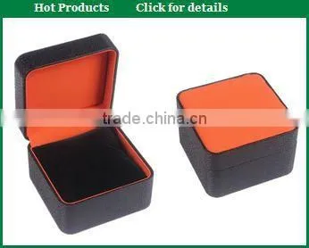 Promotional high quality men leatherette paper watch gift box