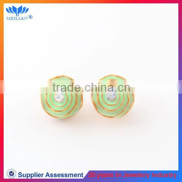 Fancy design colorful flower stud earrings for women earring stud