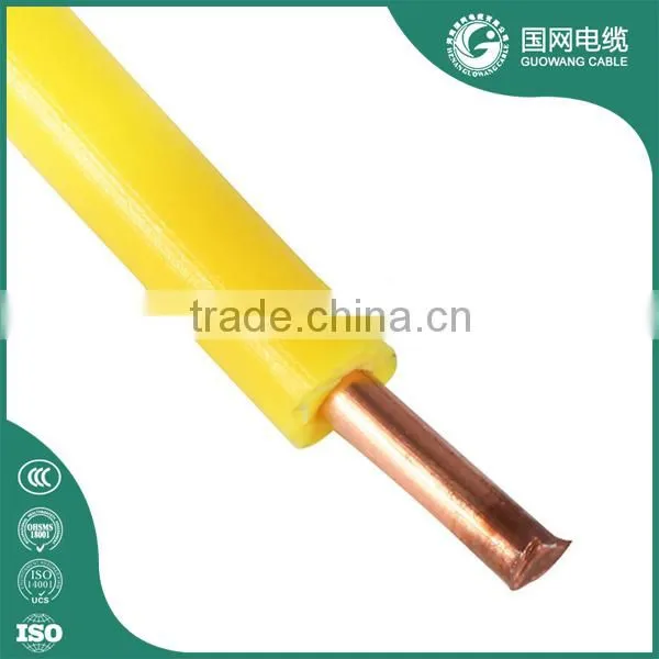 Copper conductor pvc coated wire