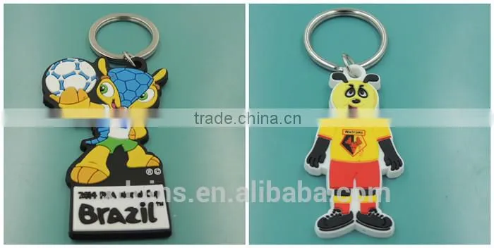 Creating custom-designed soft PVC keychains,Rubber Key Chains Supplier