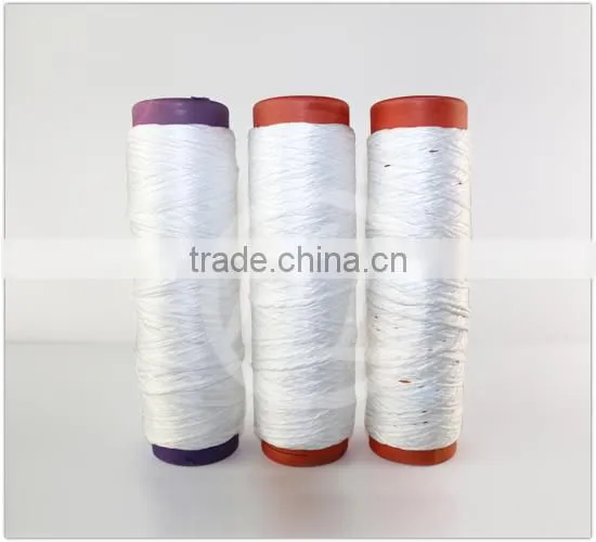 Bleach white color cotton blend spun yarn
