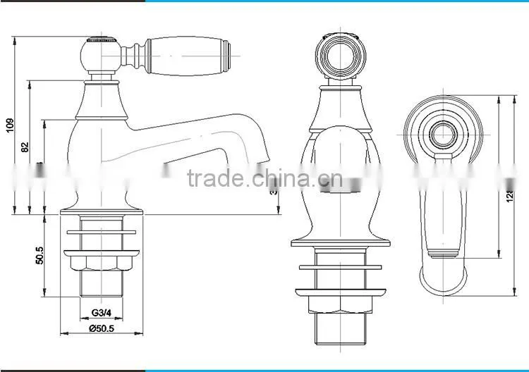 Welly Single Handle Brass Tap