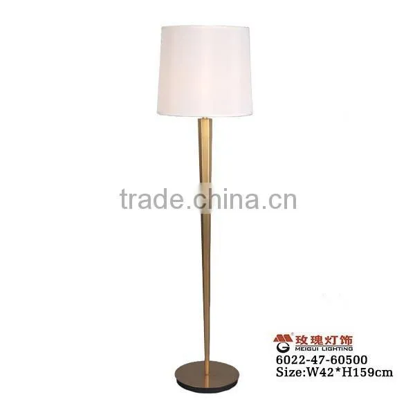 standing copper light for house