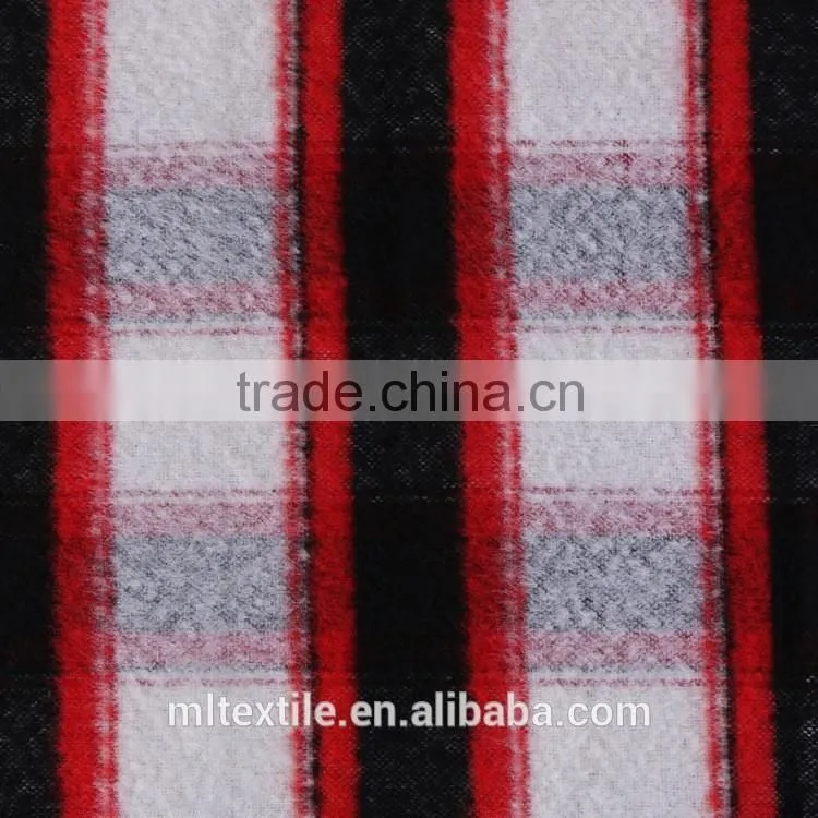 wool fiber fabric textile/woolen cloth/wool coat fabric