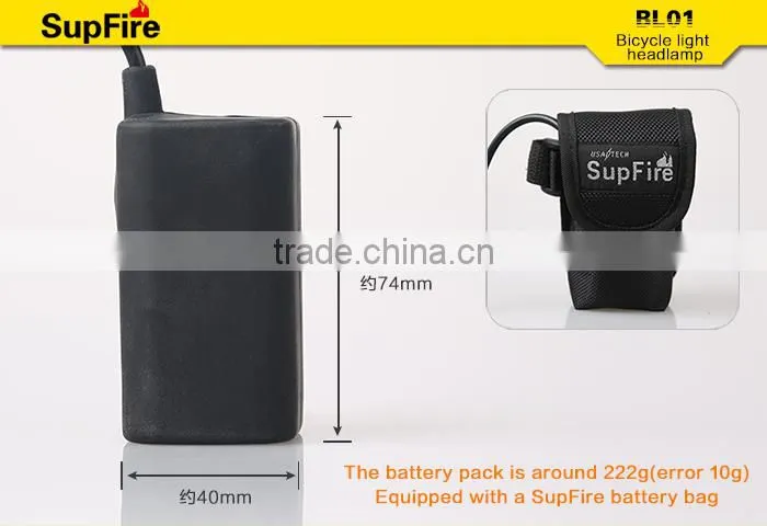 SupFire dual-use powerful led headlamp & bicycle light