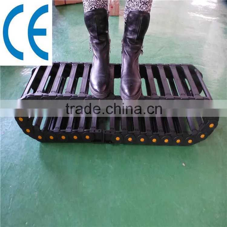 high speed cnc cable chain flexible plastic cable carrier energy chain made in china bridge type cable wire tracks