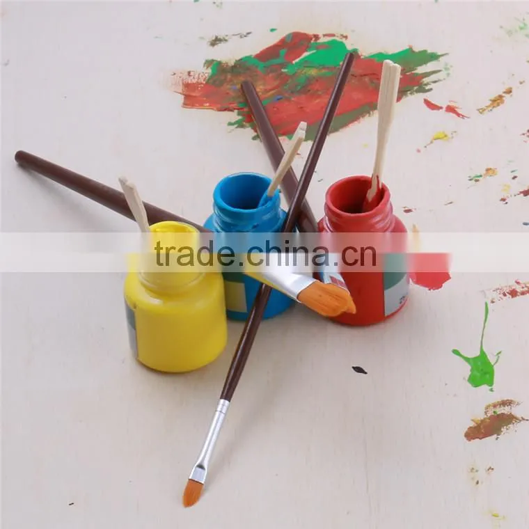 Wholesale China 3Pcs Professional Nylon Hair Wood Handle Art Paint Brush Manufactures