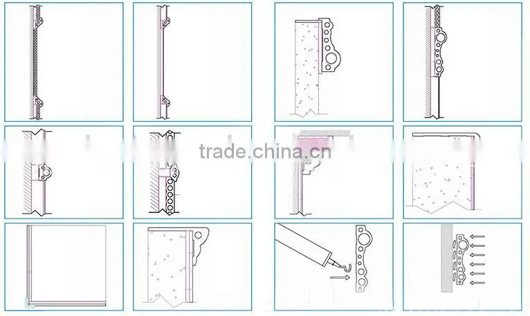 Decorative PVC Stone Marble Edge Line