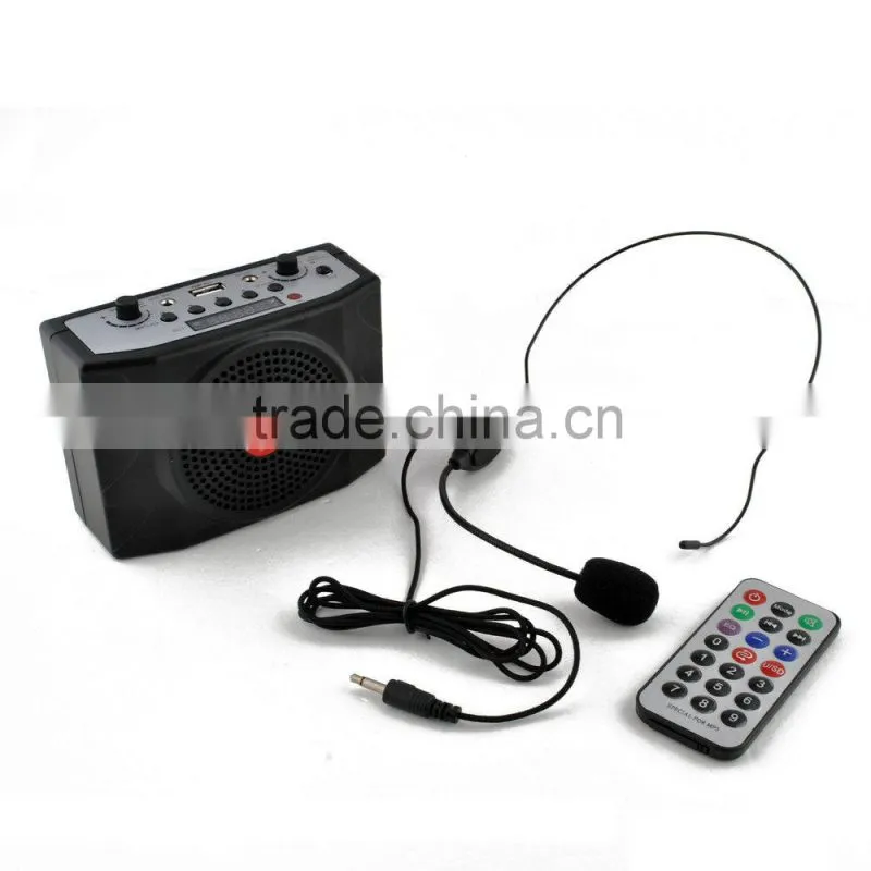 USB speaker Portable Waistband Voice Booster Mini Loudspeaker for teachers and tour guide