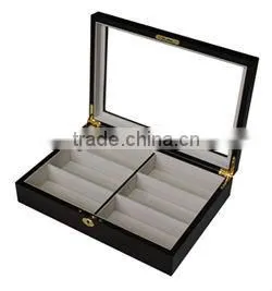 Exclusive high end wooden eyeglass display box