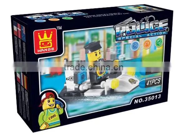 ABS Super Police coastguard patrols Block Set