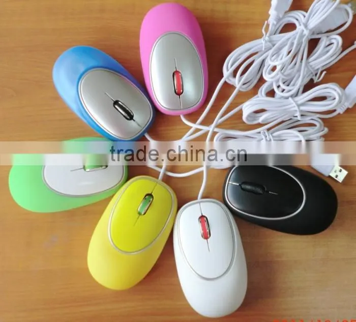 computer USB wired optical gift silicon soft anti-stress mouse