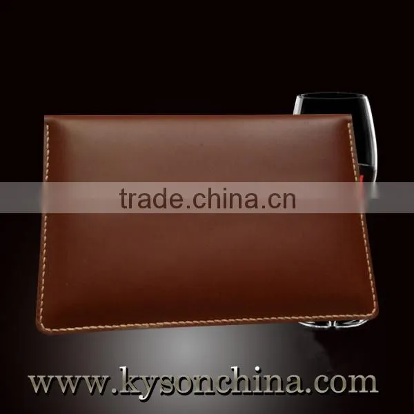 Top standing leather pouch for for apple ipad envelope case, hot tablet parts