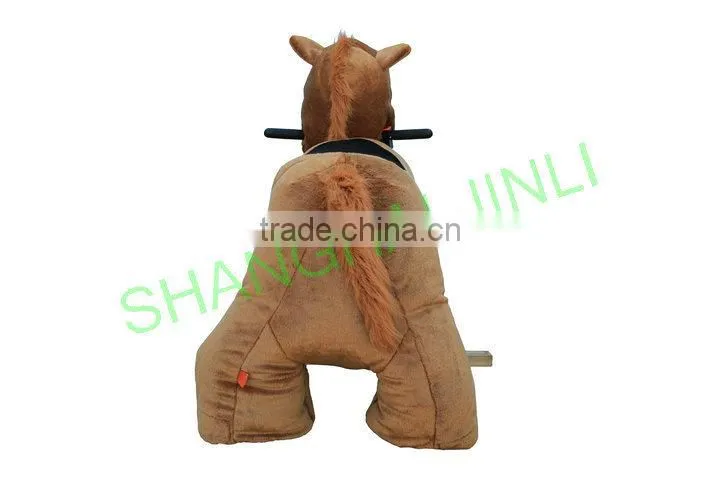 JL-B23 Electric brown horse rides, ride on brown horse, walking brown horse, brown horse scooter,walking animal