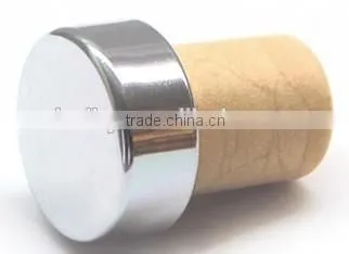 silver metal wooden cork & cork plugs