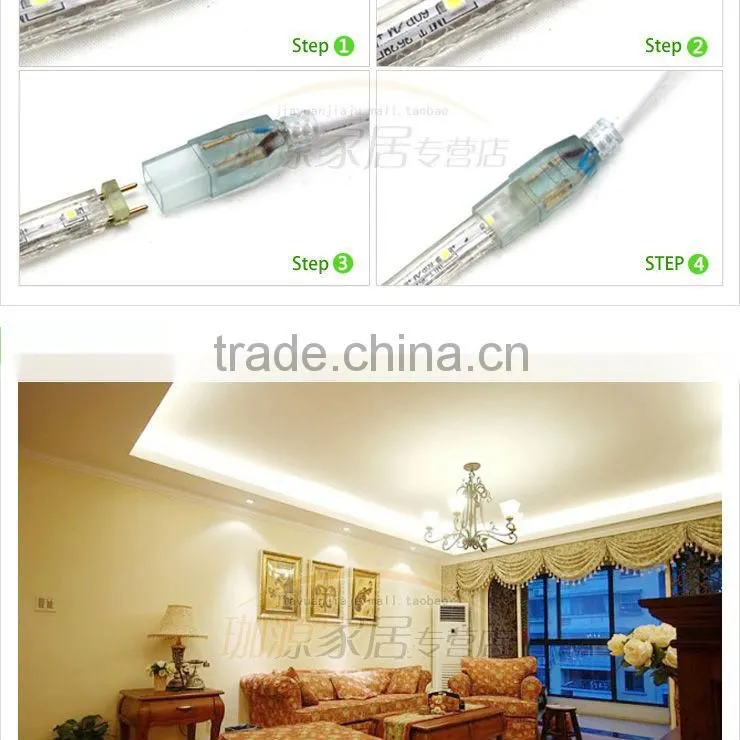 JAFA Upgrades 3528 90leds Per Meter LED Strips 220v
