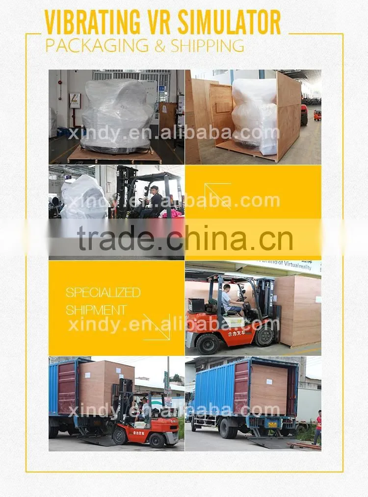 2016 Guangzhou Zhuoyuan 9d theatre simulator VR equipment with wonderful vr 9d theatre simulator